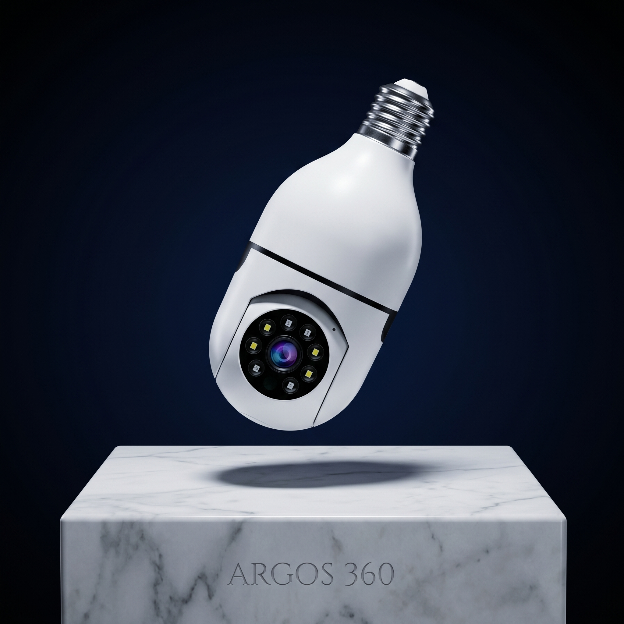 Argos 360 Cámara de Seguridad WiFi 360° HD | Visión Nocturna + Audio + App Gratis